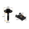 Car Underbody Shield Metal Fastener Clip Screw & Washer Set