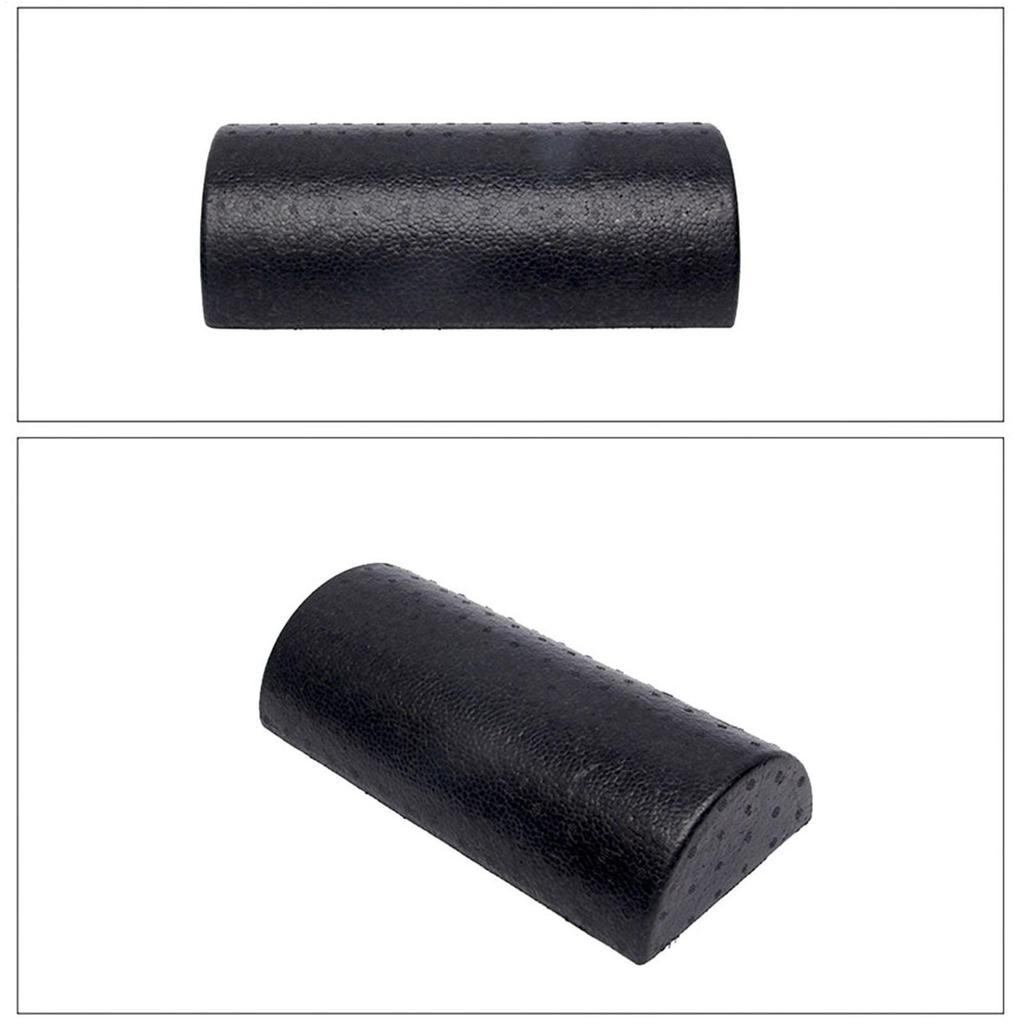 Fitness Yoga Column Roller/Half Foam Roller Blocks Pilates Yoga Roller/Yoga Massage Exercise Foam Roller/ Muscle Massage Roller