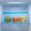 Silicone Reusable Ziplock Bags for Food Storage, Small Size for Refrigerator Vegetables and