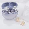 Rhinestones Decor For Clip On Earbuds Open Ear Decorative Earphone Accessories Removeable Decoration Quick Clip