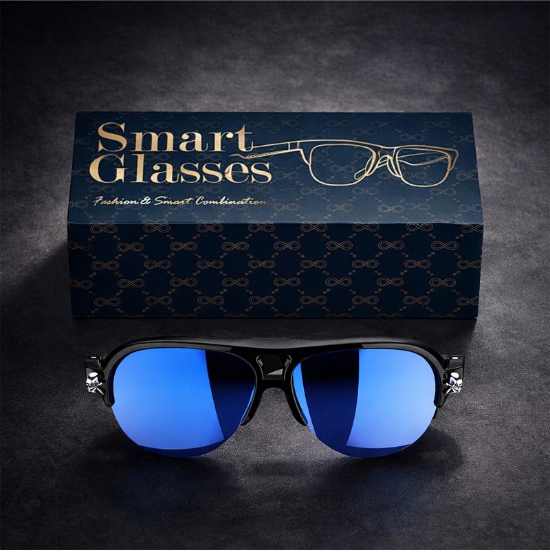Trendy Unisex Bluetooth Glasses: Wireless Calling, Anti-Blue Light, High-Definition Sound Quality
