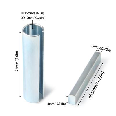 Hot Sale Shaft Adapter Pulley Bore Reducer Sleeve Bushing Sheave Key Car Accessories Silver 5/8" X 3/4" X 3"