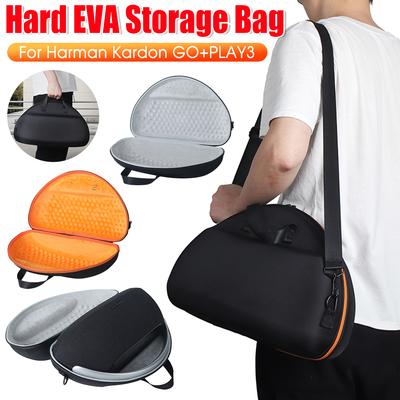 Harte EVA-Transporttasche mit verstellbarem Schultergurt, Aufbewahrungstasche, Outdoor-Reisebox für Harman Kardon GO+PLAY3 Lautsprecher