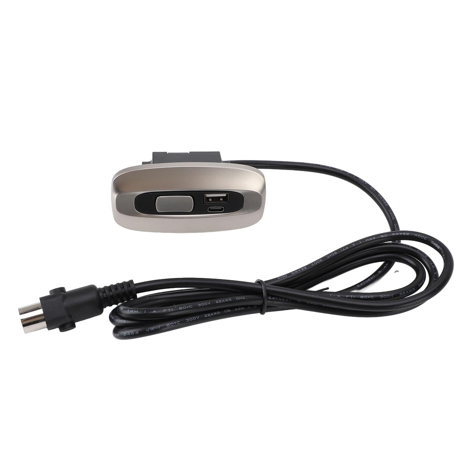 

Electric Recliner Switch 5 Pin Lift Chair Remote Hand Controller with USB and Type C Port for Electric Sofa