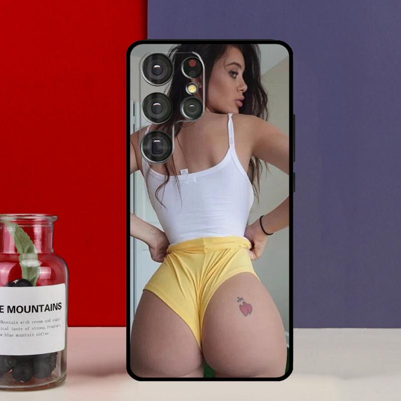 Sexy Bikini Underwear Girl Case For Samsung Galaxy S21 S22 Ultra Plus S8 S9 S10 Note 10 20 Ultra S21 FE S20 FE Cover