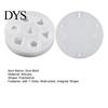 Silicone Dice Mold 3D with 7 Grids for DIY Making Irregular Multi-sided Digital Faux Crystal Game Props Ideal Gift Lovers Reusable