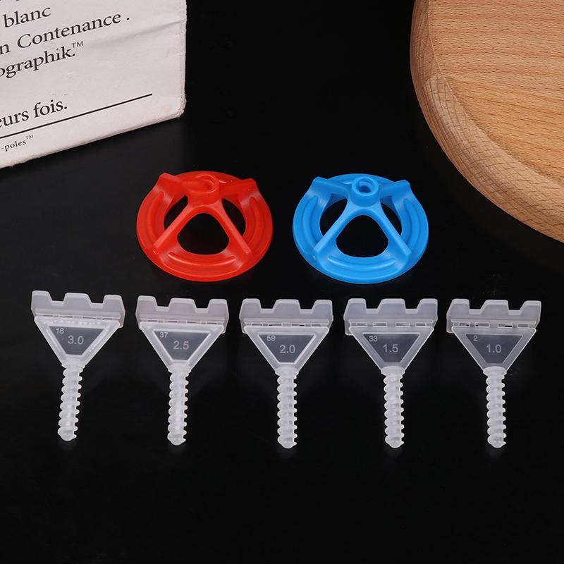 Hot 50/100Pcs Ceramic Tile Leveling System Base Plate Tile Spacers Leveling System Clips Wedge Floor Wall Gap Leveling System