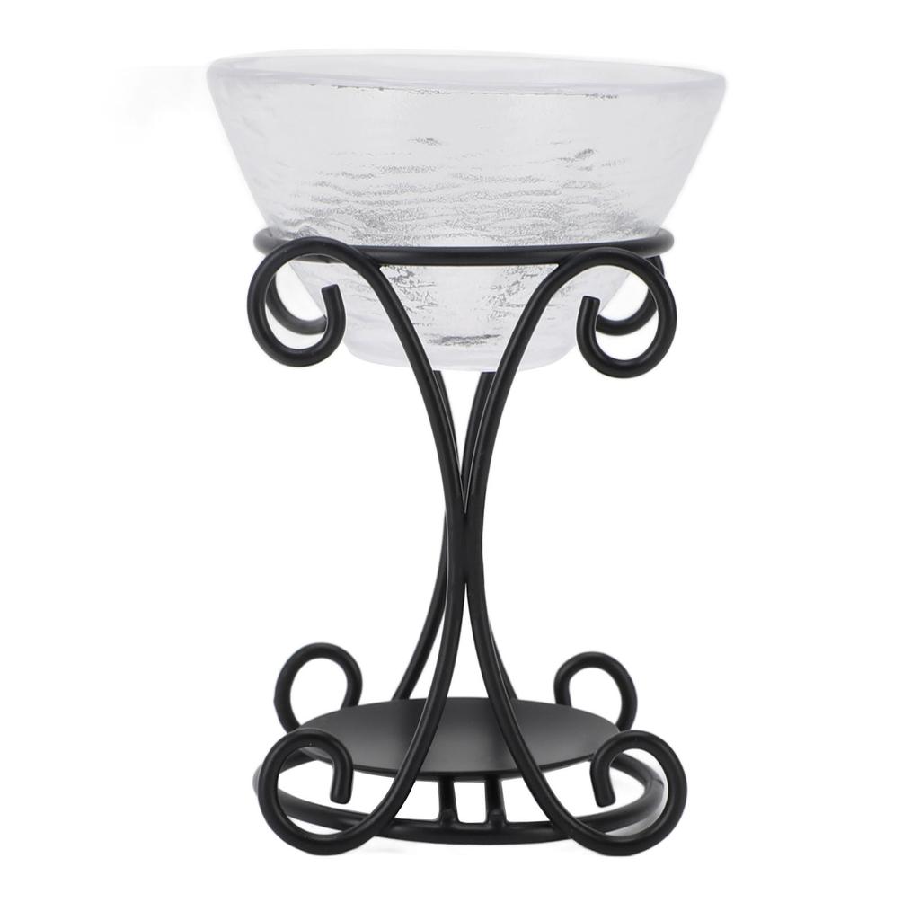 Eisenkunst Aromatherapie Brenner Set Metall Glas Ätherisches Öl Brenner Kerzenhalter für Zuhause und Büro