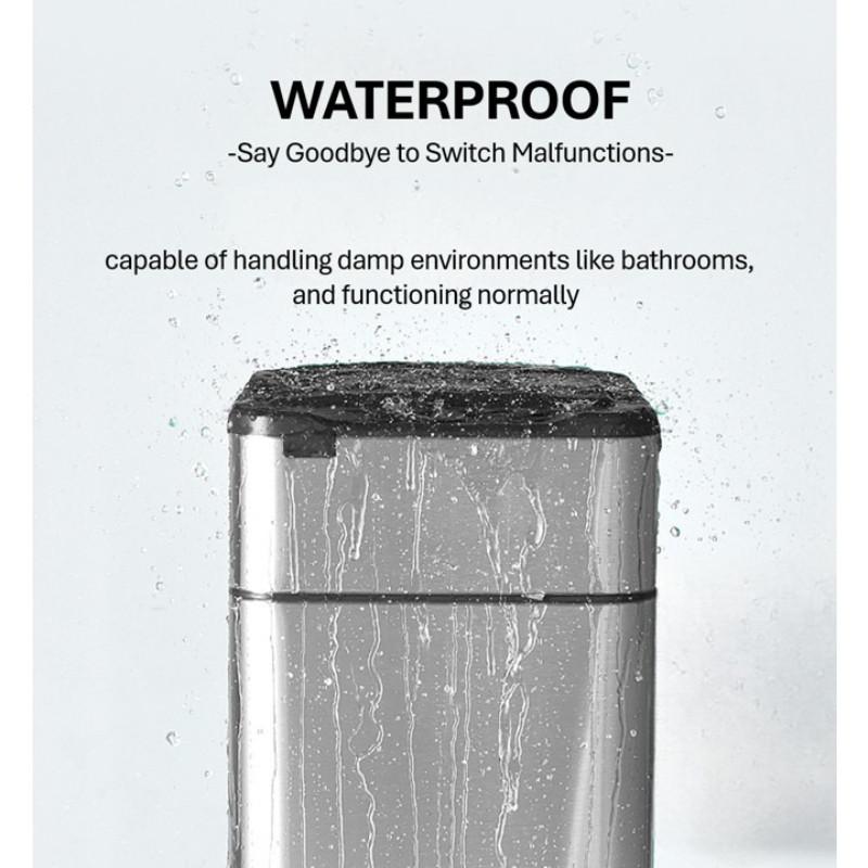 30L Large Capacity Smart Motion-Sensing Trash Bin Bathroom Office Garbage Can Commercial Public Area Dustbin