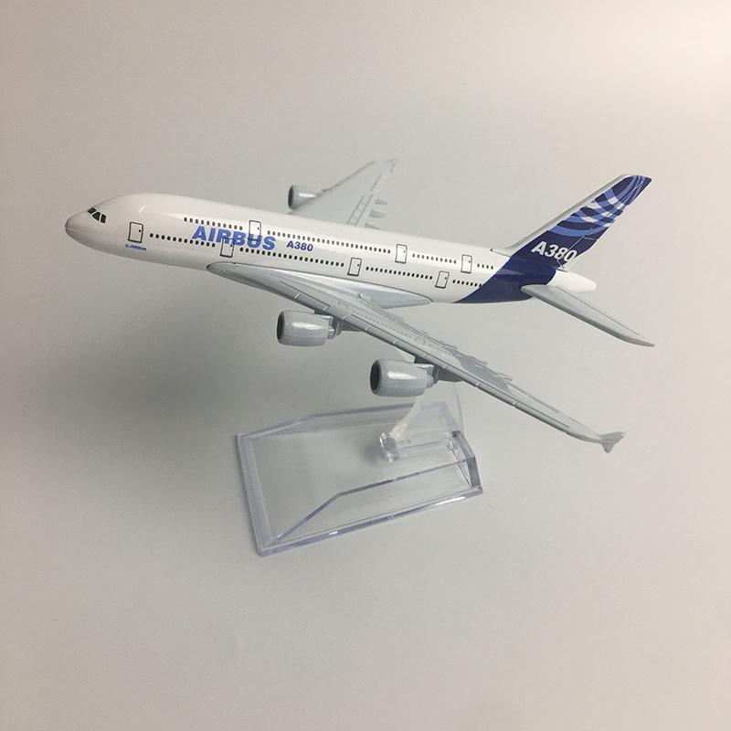 Jason Tutu Original Model A380 Airbus Boeing 747 Airplane Model Aircraft Diecast Model Metal 1:400 Airplane Toy Gift Collection