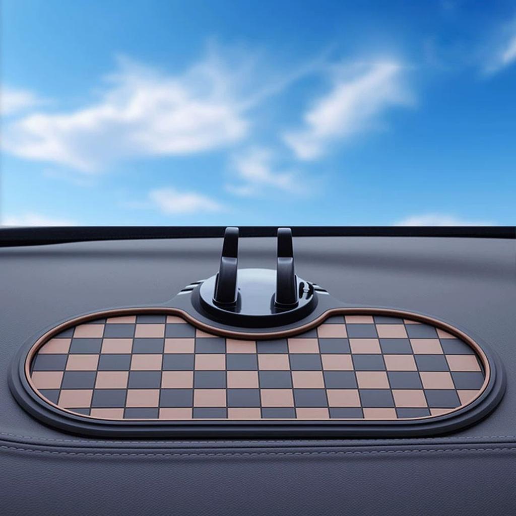 Multifunction Car - Mat Auto Phone Holder Car Dashboard Mat with Phone Holder In Car Auto Non- Car Mats for Phone ( )