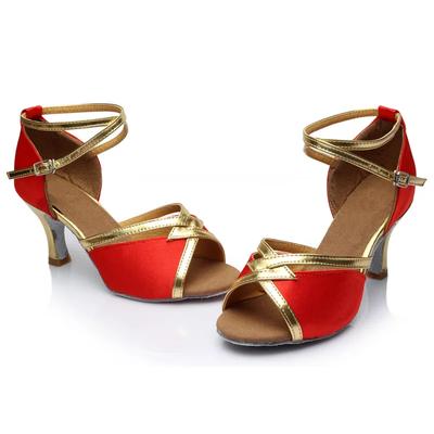 Ballsaal Latein Tanzschuhe für Mädchen Frauen Damen Professionelle Salsa Tango Party Tanzschuhe Hochwertige Absätze ca. 5cm7cm
