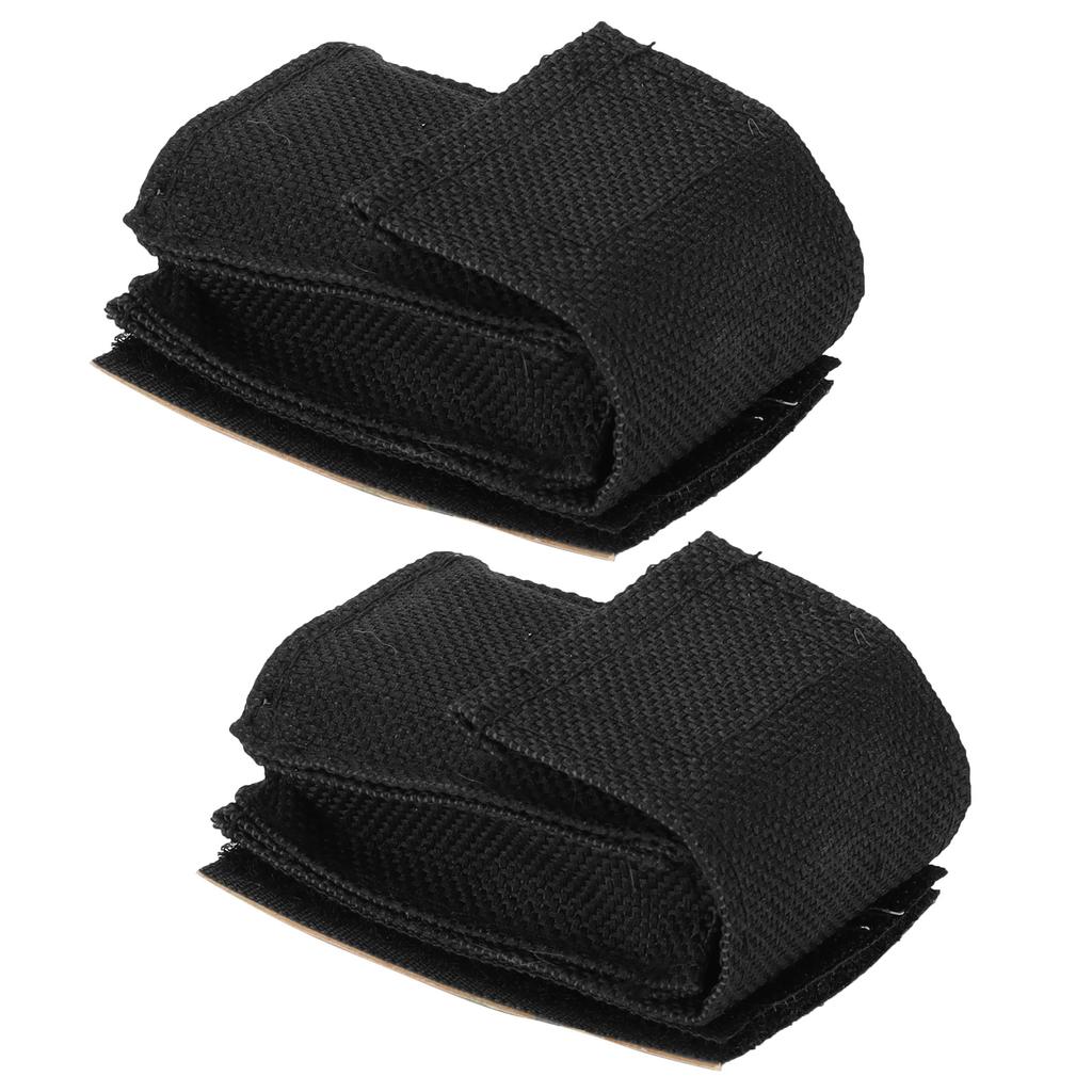 2Pcs Bass Battery Case 9V Guitar Pickup Nylon Holder Bag Cover Set Kit Accessory