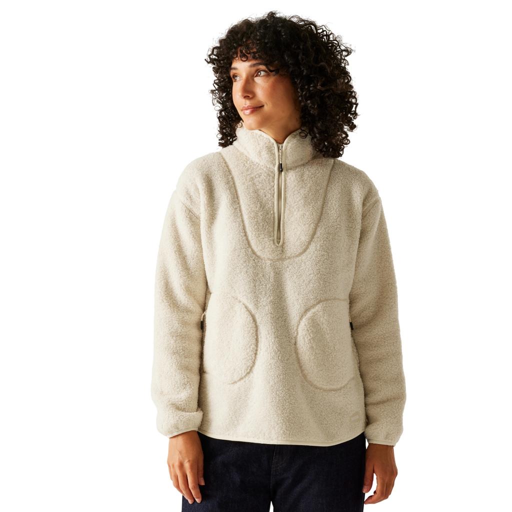 Regatta Womens/Ladies Frankie Abstract Borg Half Zip Fleece Jacket