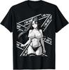 LIMITED Sexy Waifu Otaku Anime Girl Japanese In Black and White T-Shirt S-3XL