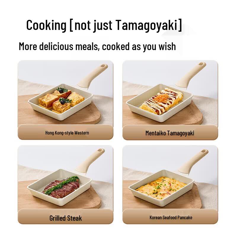 COOKER KING Japanese Non-stick Square Tamagoyaki Frying Pan