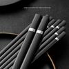 Premium Alloy Chopsticks with Decorative Ring