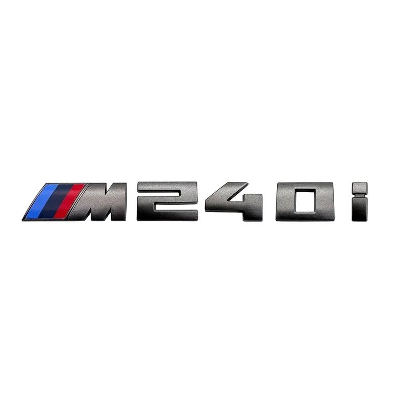 For BMW M 5.5cm Sticker M135I M240D M340I M550D M440D M135D M760LI M140D Modified Digital Displacement Standard ABS Rear Logo rvbf26