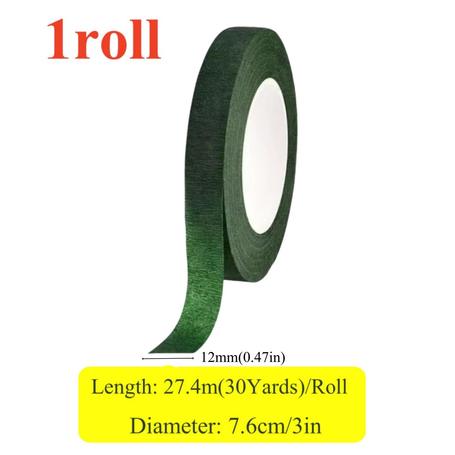 1-10 Roll 30Yards Floral Tape 1.2cm Flower Floral Tapes for Bouquet Stem Wrapping and Floral Crafts, Wedding Bouquet