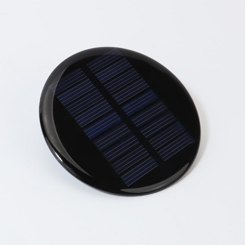 Compactly 72Mm Circular Solar Chargers 4.5V High Conversion Rate Durability for DIY Power Projects Round Solar Panel