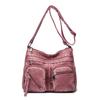 Bolso de Hombro Único para Mujer con Múltiples Bolsillos, Bolso de Mano Suave, Bolso Cruzado Informal, Bolso Retro Tipo Mamá para Mujer