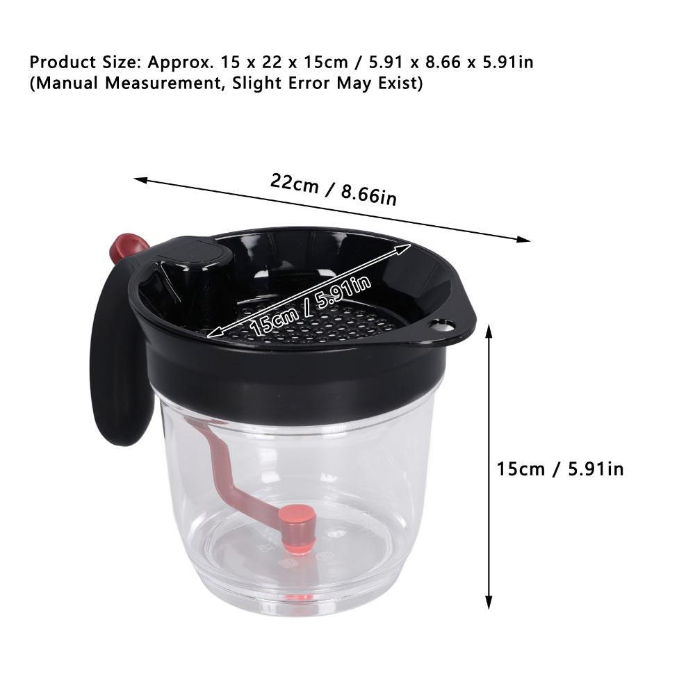 1000ml Fat Separator Heat Resistance Durable ABS Gravy Separator Quick Separation Multifunction Oil Strainer Healthier Cooking