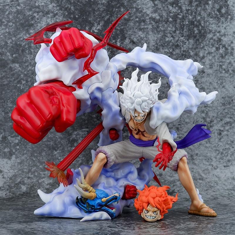 ONE PIECE Phantom Luffy Great Ape King 4 Fourth Gear Navigator Luffy Figure Animation Model Ornament Doll Statue