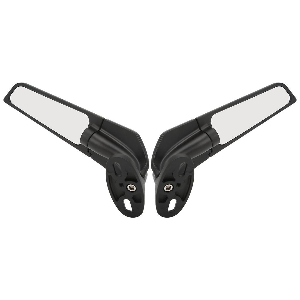 2pcs Motorcycle Wind Wing Mirror Multi Angle Adjustable Rotating Rear View Mirror Replacement for
