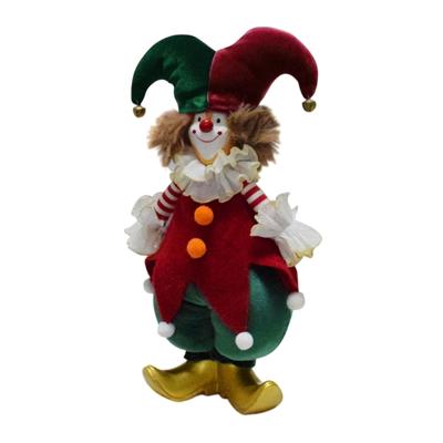Cadou de ornament de masă cu figurină clovn de Crăciun distinctiv pentru pasionații de vacanță