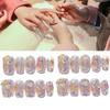 Handmade Aurora Flashing Rhinestone Disco Glitter Nail Sticker Candy Paradise Ultra-short Gradient Xs S M L