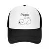 Papa Bear Baseball Cap Anime Hat Cute Sun Hat Womens Golf Clothing Mens