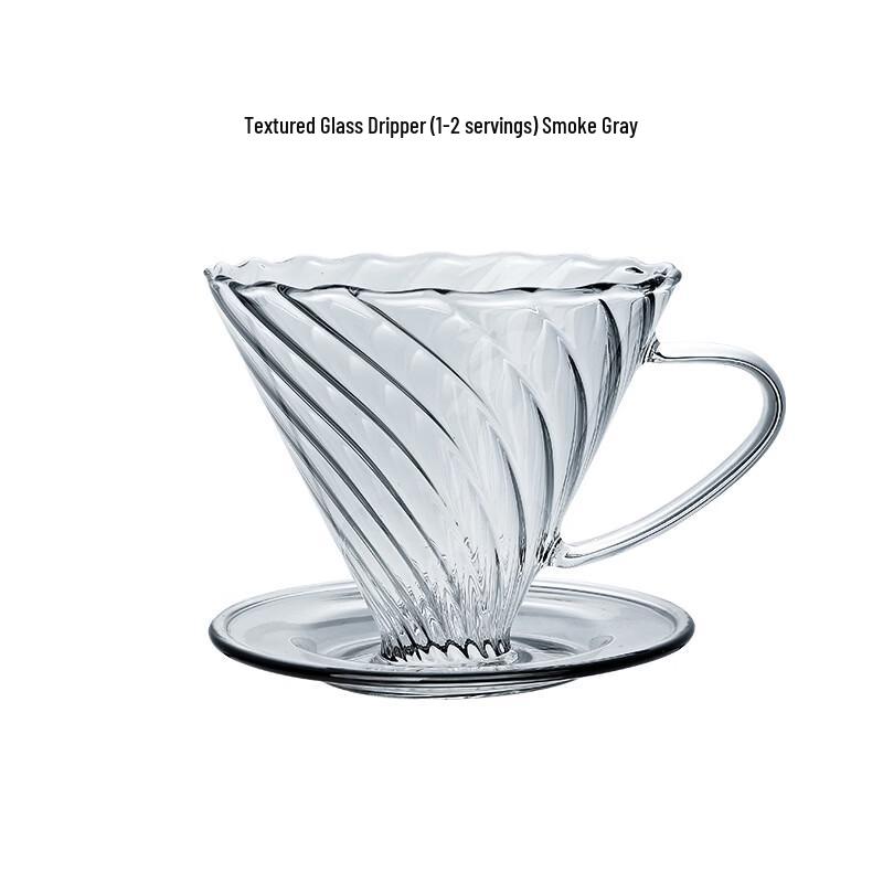 Shangqi Glass Dazzle Pattern Coffee Filter Cup