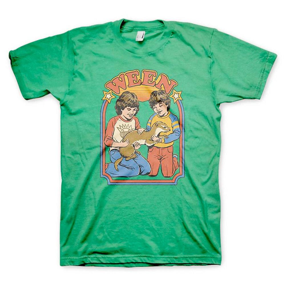Ween - Weasel - XL  Green T-shirt Unisex T-Shirt S