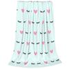 Eyelash Blanket Eyes Pattern Design Plush Throw Blanket, Modern Simple Lovely Flannel Fleece Blanket for Sofa Couch Room Decor