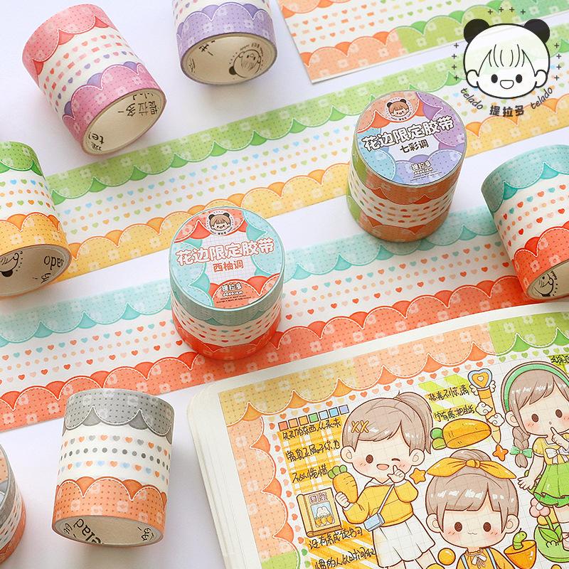 1pcs/1lot Decorative Adhesive tapes Lace limited Masking Tapes cartoon diary Scrapbooking Scrapbooking Stickers