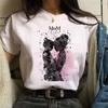 Women T-shirts Cute Mom and Daughter Black Summer Short Sleeve Female Tops Summer Sleeved Harajuku Streetwear Tops Tees