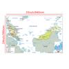 Administrative Map English Map Malaysia Map Canvas Painting Living Room Home Decoration Children School Supplies