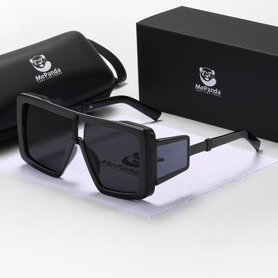 MePanda Unisex Retro One-piece Box sunglasses,UV400