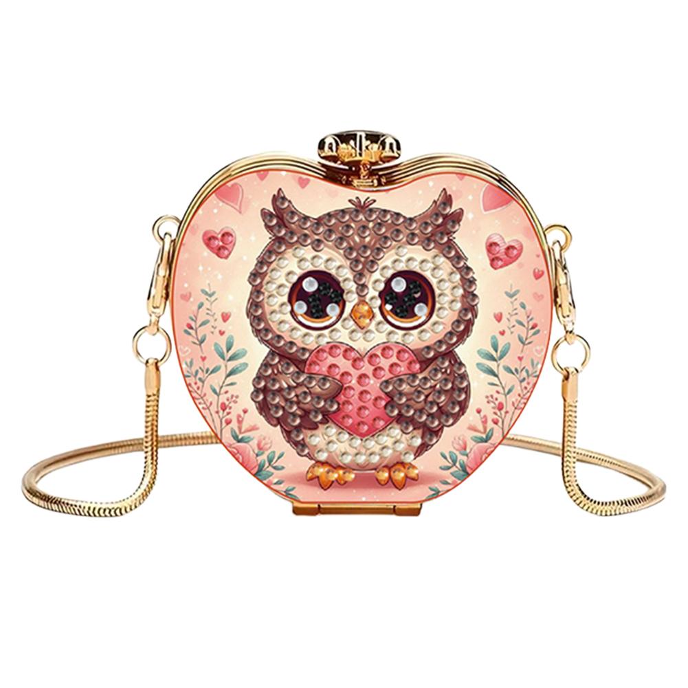 

DIY Diamond Painting Crossbody Bag Portable Bag Small Diamond Art Organizer Pouch Gift for Family and Friends