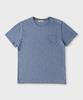 PANICALE Short Sleeve Cotton Embroidered Pocket T-Shirt [5 Colors] (Type A)