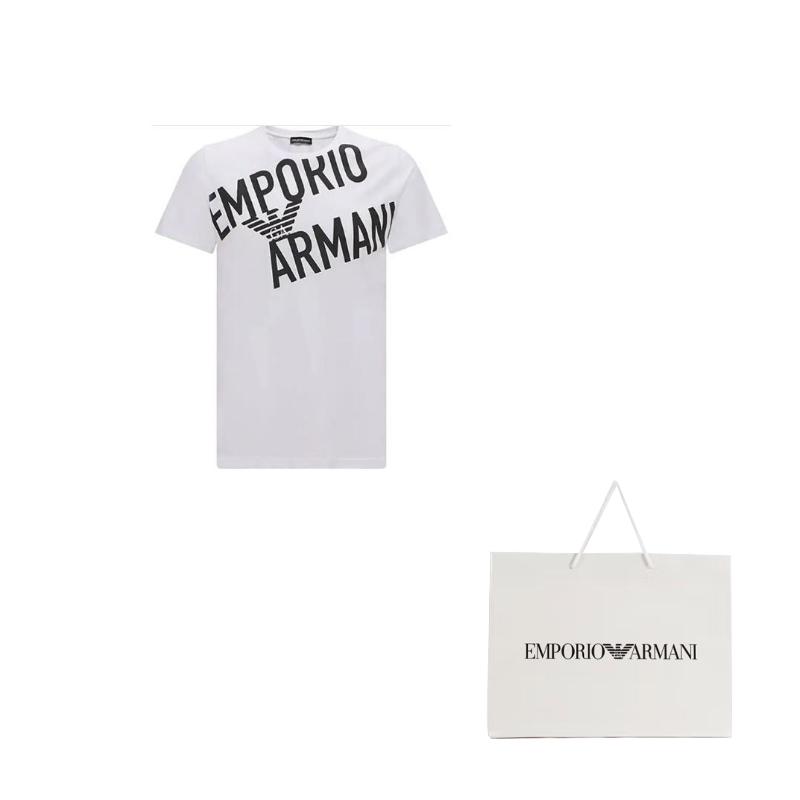 EMPORIO ARMANI SS23 T Shirt Men's White 211818-3R476-93410
