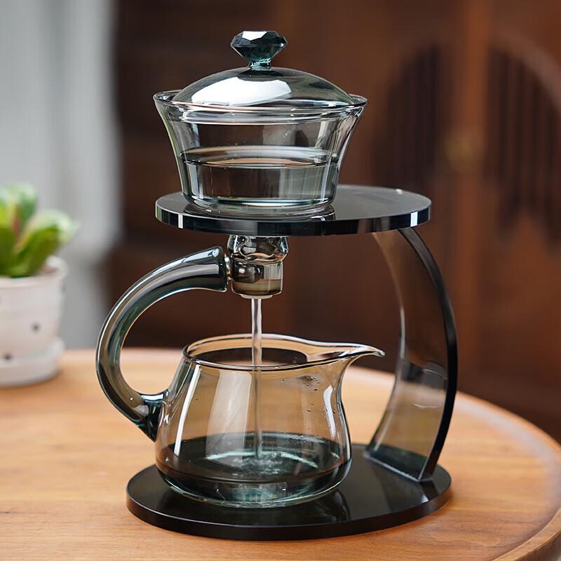 Quandu Automatic Magnetic Glass Tea Maker Set