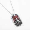 Skull Exodus Metro Pendant Necklace With Alloy Geometric Design For Game Fans