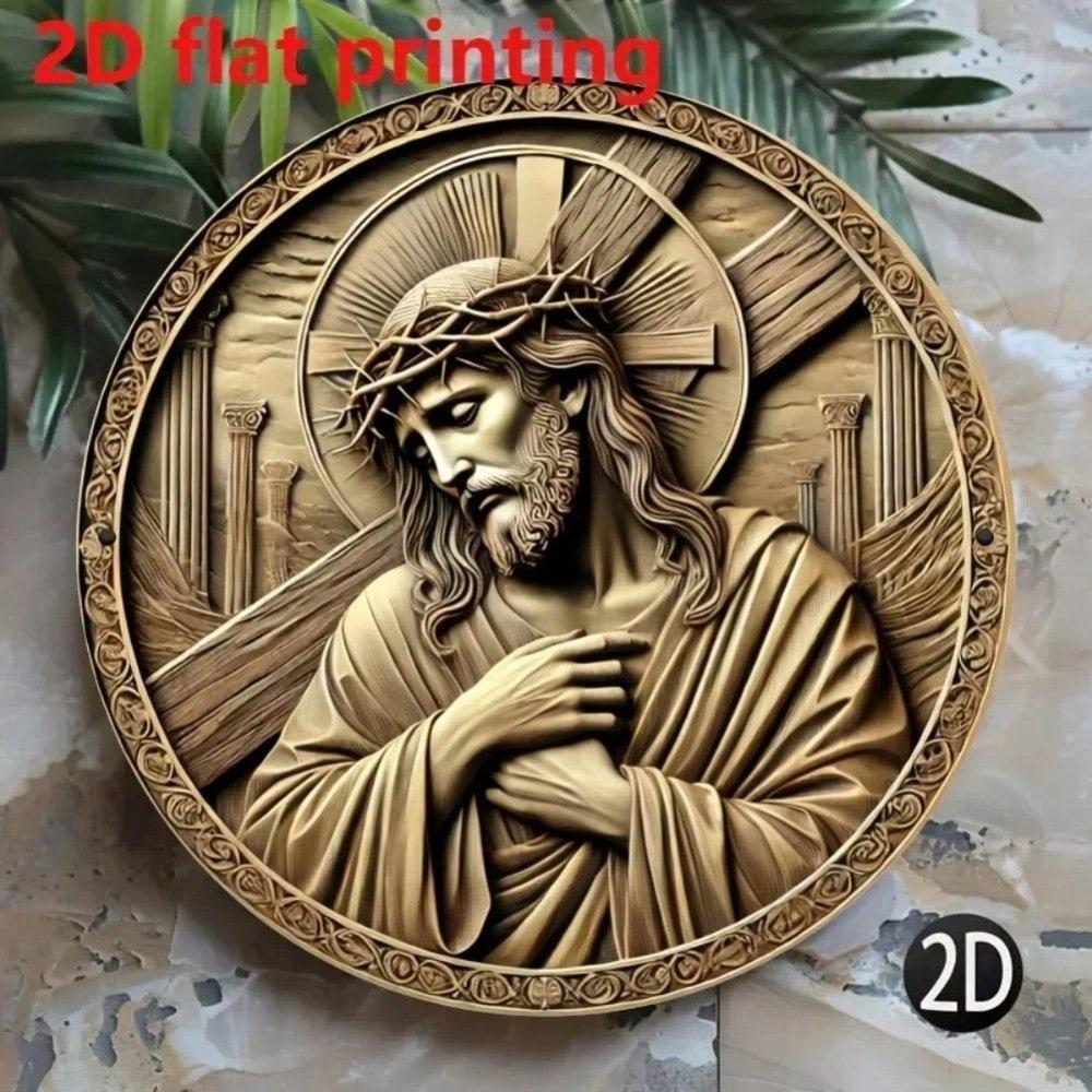 Christian Scripture Canvas Wall Art Religious Bible Verse Painting for Living Room Home Decor