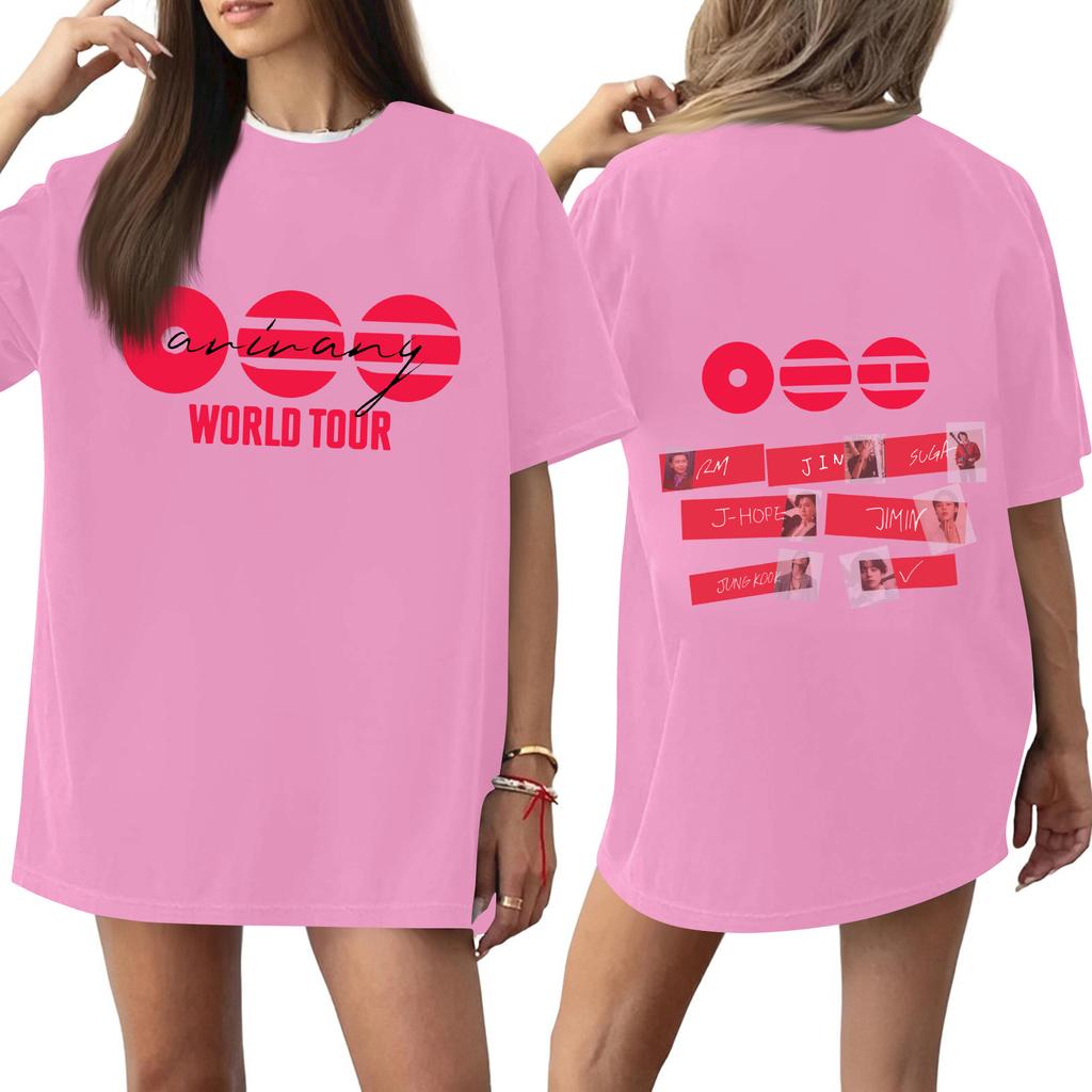 Women's Casual Letter Print Short-sleeved Top T-shirt