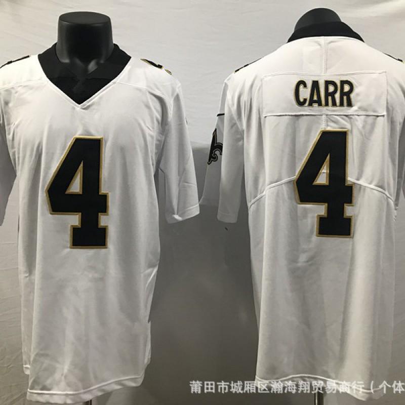 Saints Football Jersey Embroidered American Shirt Unisex Sports Top Breathable Team Game Wear