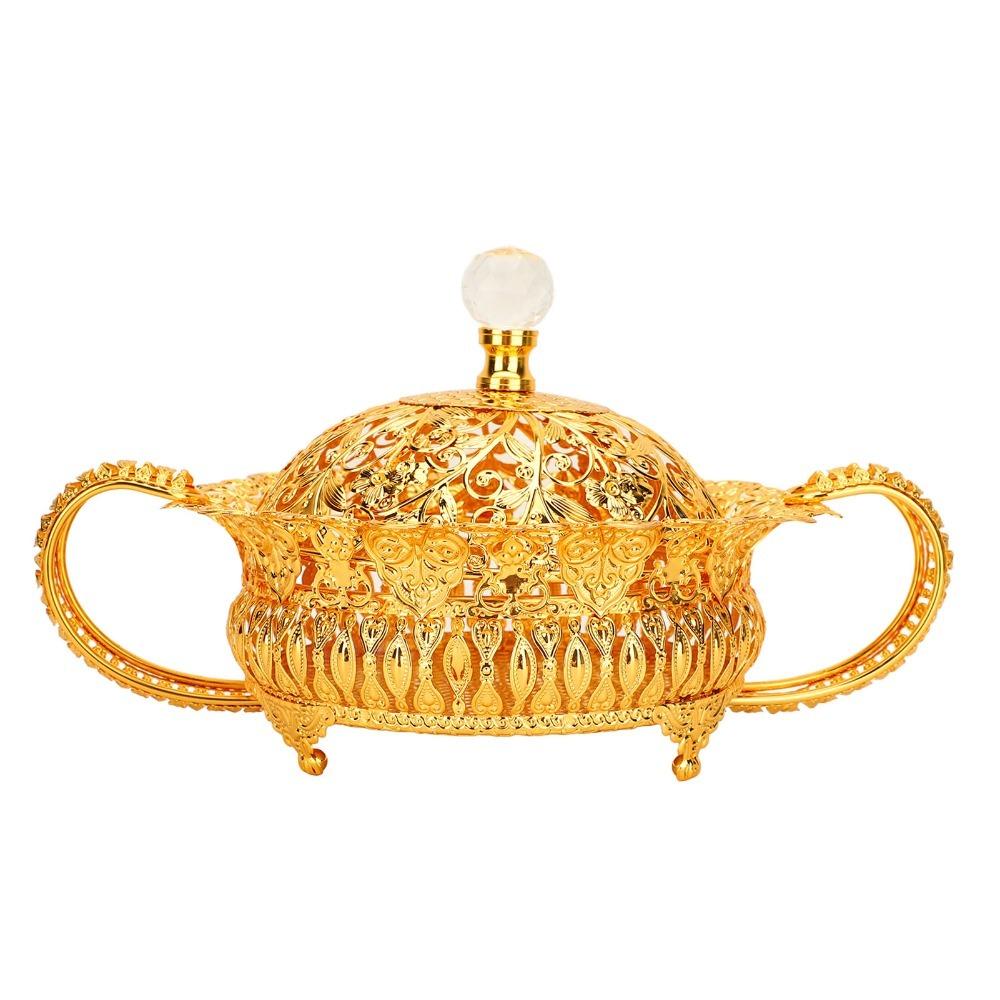 3pcs Circle Metal Fruit Plate Alloy Dessert Serving Tray Candy Tray Bread Vegetables Serving Circle