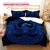 Blue Eagle  Pattern Bedding Quilt Set Quilt Cover Pillowcase Home Decoration  Gift (1 * Duvet Cover + 2 * Pillowcase, Without Core)