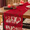 Love Heart Lace Table Runner For Valentine'S Day Decoration Wedding Anniversary Party Table Cover Home Decoration Supplies