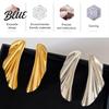 Lightweight Earrings 1 Pair Leaf Stud for Women Irregular Everyday